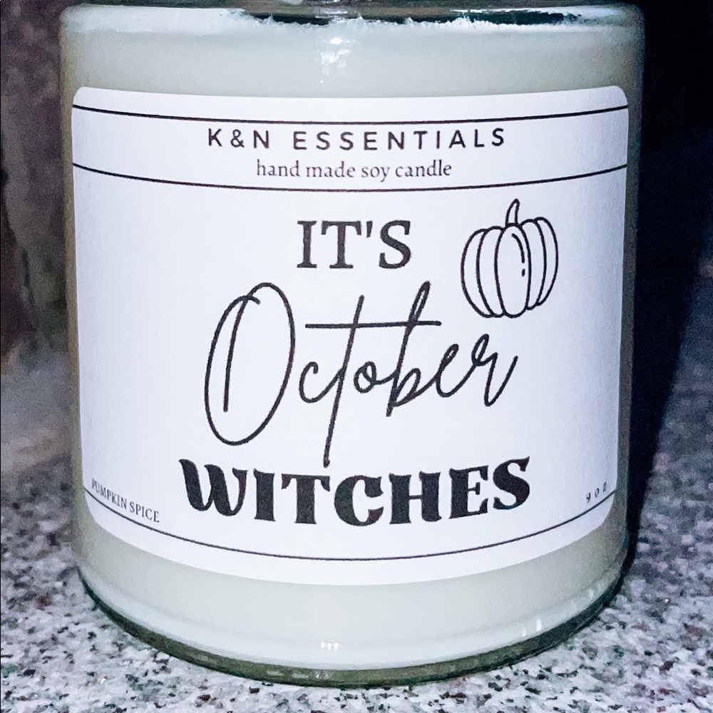 9oz Soy Candle. SCENT: Pumpkin Spice